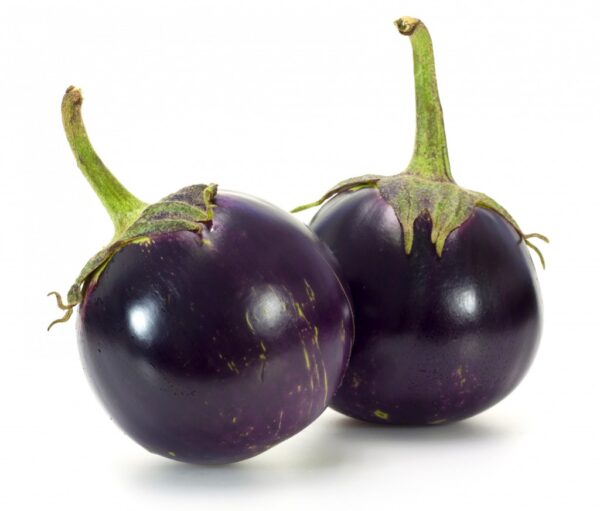 Aubergine (round)