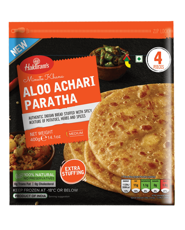 Haldiram's Aloo Achari Paratha 4pcs