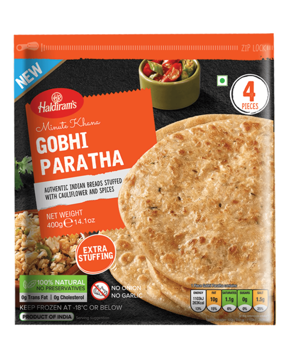 Haldiram's Gobi Paratha 4pcs 400g