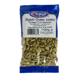 Top Op Elaichi (Cardomom) Green Jumbo 100g