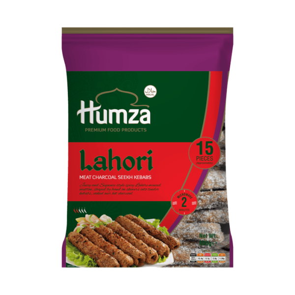 Humza Lahori Meat Charcoal Seekh Kebab 900g