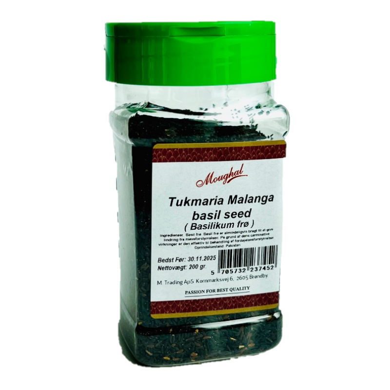 Moughal Tukmaria Basil Seeds Tukh Malanga 200g Desi Store