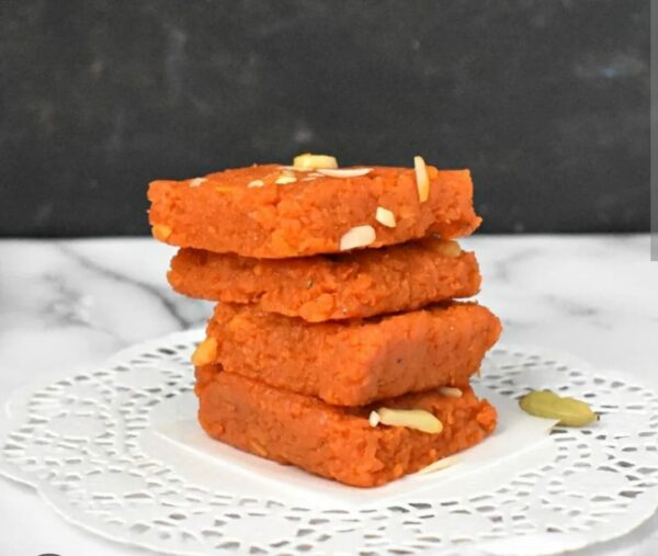 Gajar Halwa Barfi