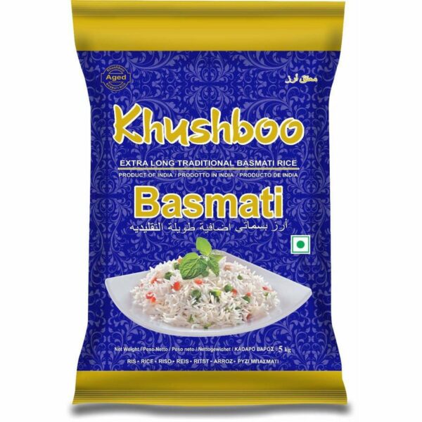 Khushboo Extra Long Traditional Basmati Rice 5kg