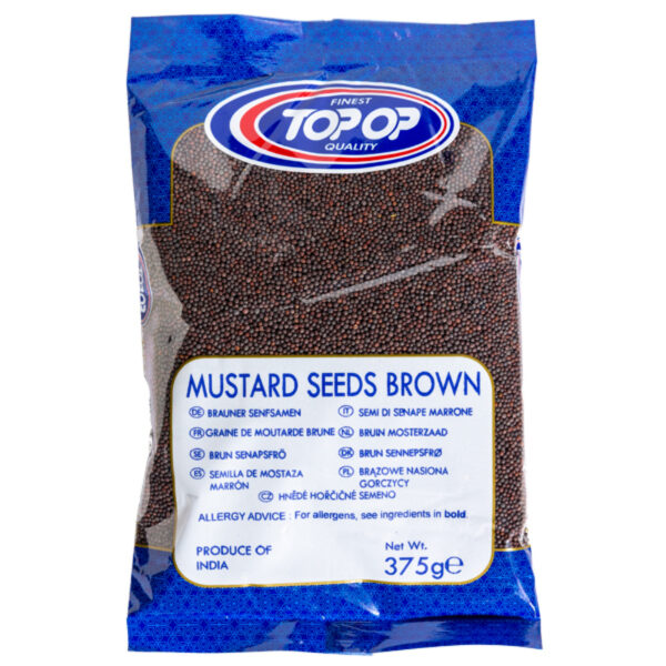 Top Op Brown Mustard Seeds 375g