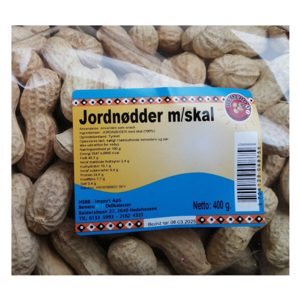 Bemeroni Peanuts with shell 400g