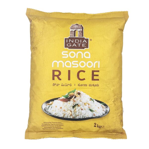 India Gate Sona Masoori Rice 2kg