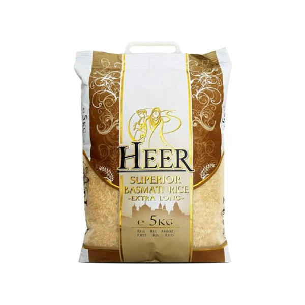 HEER Superior Basmati Rice Extra Long 5kg