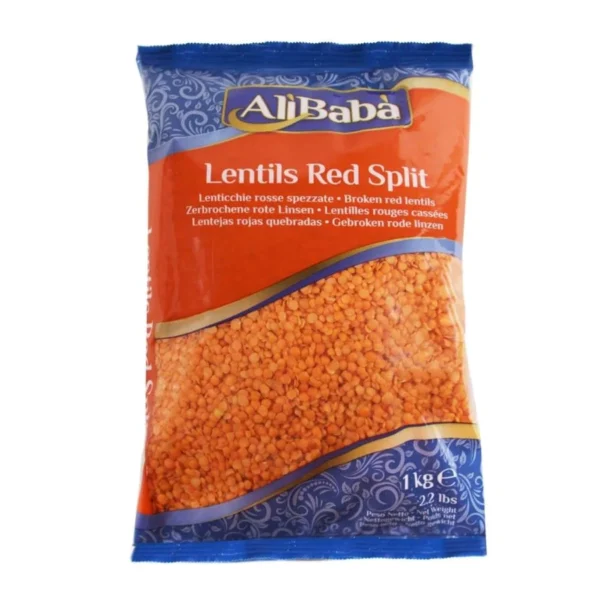 Ali Baba Red Split Lentils (Masoor dal) 1kg