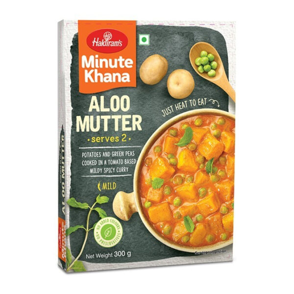 Haldiram's Minute Khana Aloo Mutter 300g