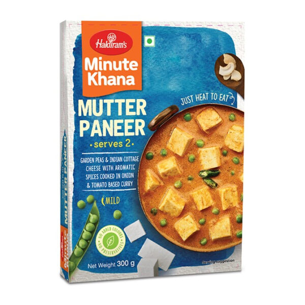 Haldiram's Minute Khana Mutter Paneer 300g