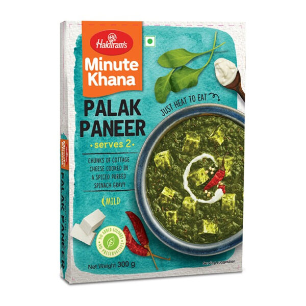Haldiram's Minute Khana Palak Paneer 300g